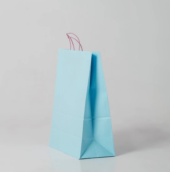 Blue Paper Bag