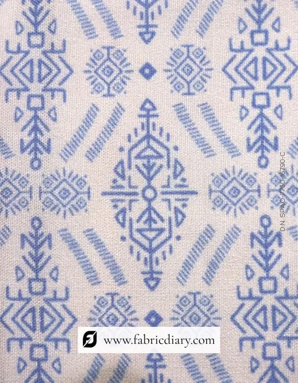 Digital Poly Linen Cotton Fabric [Shirts & Dresses] SPAO-7750-16790-C